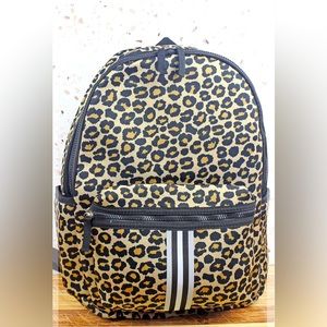 NEW Neoprene Leopard Backpack